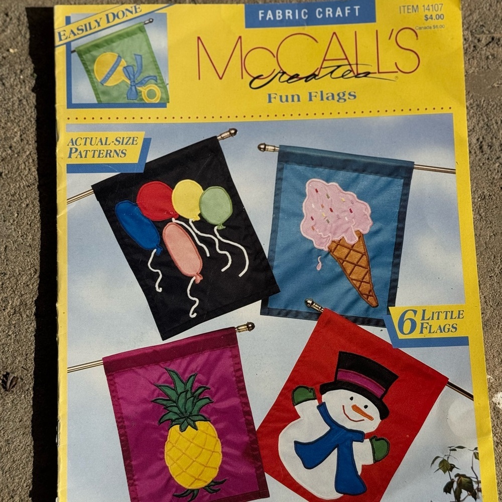 McCall's Fun Flags Pattern Set 1990‎